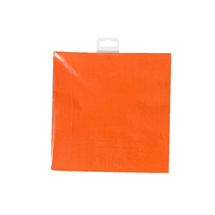 Servilletas Naranja 16.5cm 8pcs