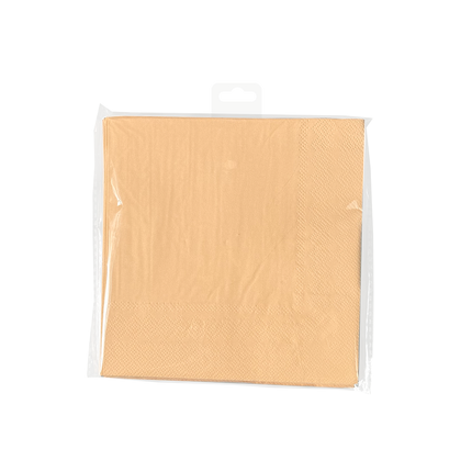 Servilletas Naranja Pastel 16.5cm 8pcs