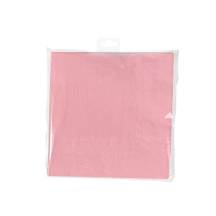 Servilletas Rosa Pastel 16.5cm 8pcs