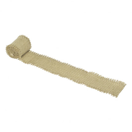 CINTA DE YUTE TRENZADO NATURAL 10 CM X 3 M