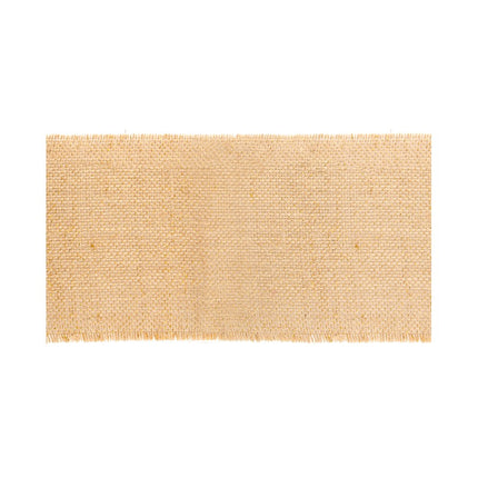 CINTA DE MESA DE YUTE HILO NATURAL/ORO 10 CM X 5 M