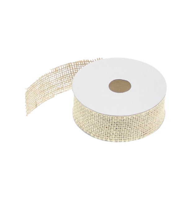 CINTA DE MESA DE YUTE NATURAL 2,8 CM X 5 M