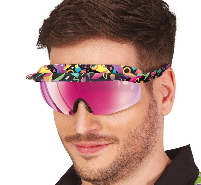 Neon 80S Bril Roze - Partywinkel - 8434077271766