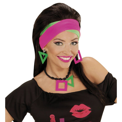 Neon 80S Hoofdband 2st van Widmann koop je bij Partywinkel