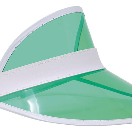 Neon 80S Zonneklep Groen 25cm van Fiestas Guirca koop je bij Partywinkel