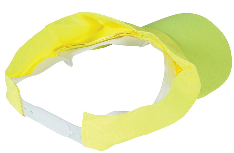 Neon Gele Zonneklep - Partywinkel - 8434077138151