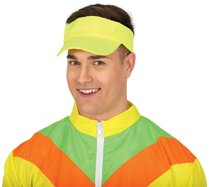 Neon Gele Zonneklep - Partywinkel - 8434077138151