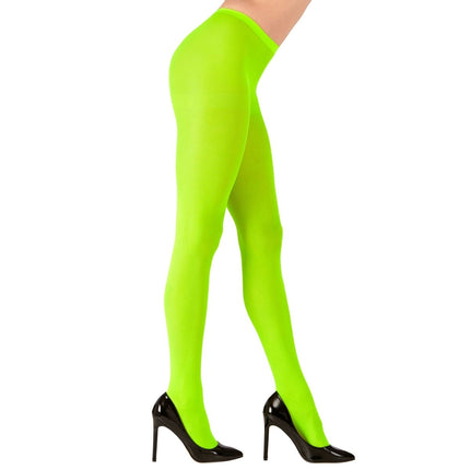 Neon Groene Panty 40 Den van Widmann koop je bij Partywinkel