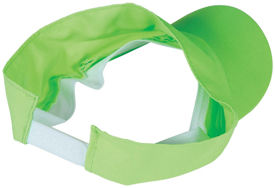 Neon Groene Zonneklep - Partywinkel - 8434077138144