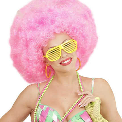 Neon Oranje Oorbellen Ringen van Widmann koop je bij Partywinkel