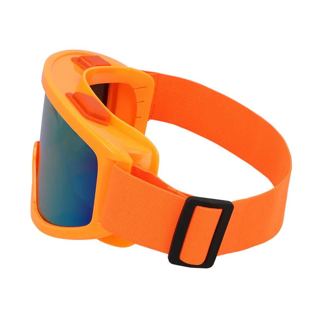 Neon Oranje Skibril - Partywinkel - 8712026027054