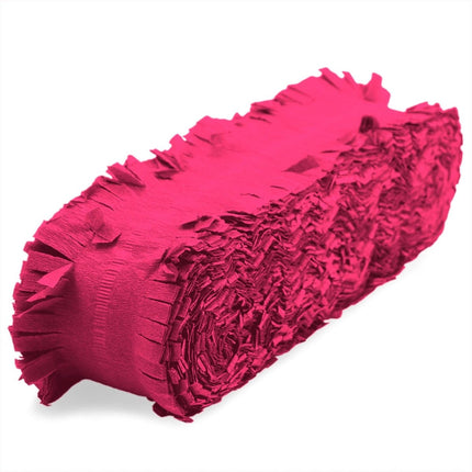 Neon roze Crepe Papier Slinger - 18 meter van Folat koop je bij Partywinkel