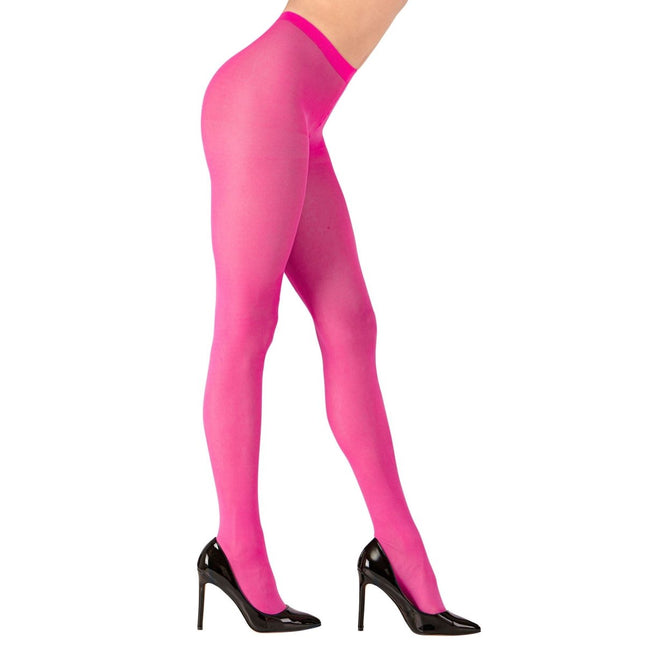 Neon Roze Panty Xl van Widmann koop je bij Partywinkel