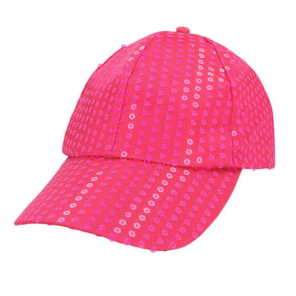 Neon Roze Pet Pailletten Uv van Boland koop je bij Partywinkel