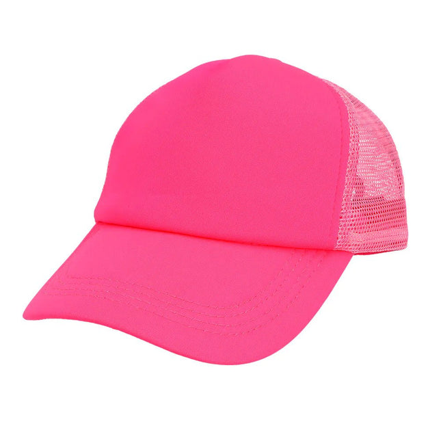 Neon Roze Pet Verstelbaar van Boland koop je bij Partywinkel