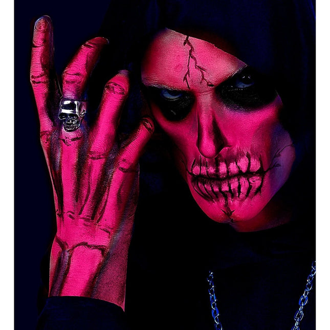 Neon Roze Schmink Glow In The Dark 30ml van Widmann koop je bij Partywinkel