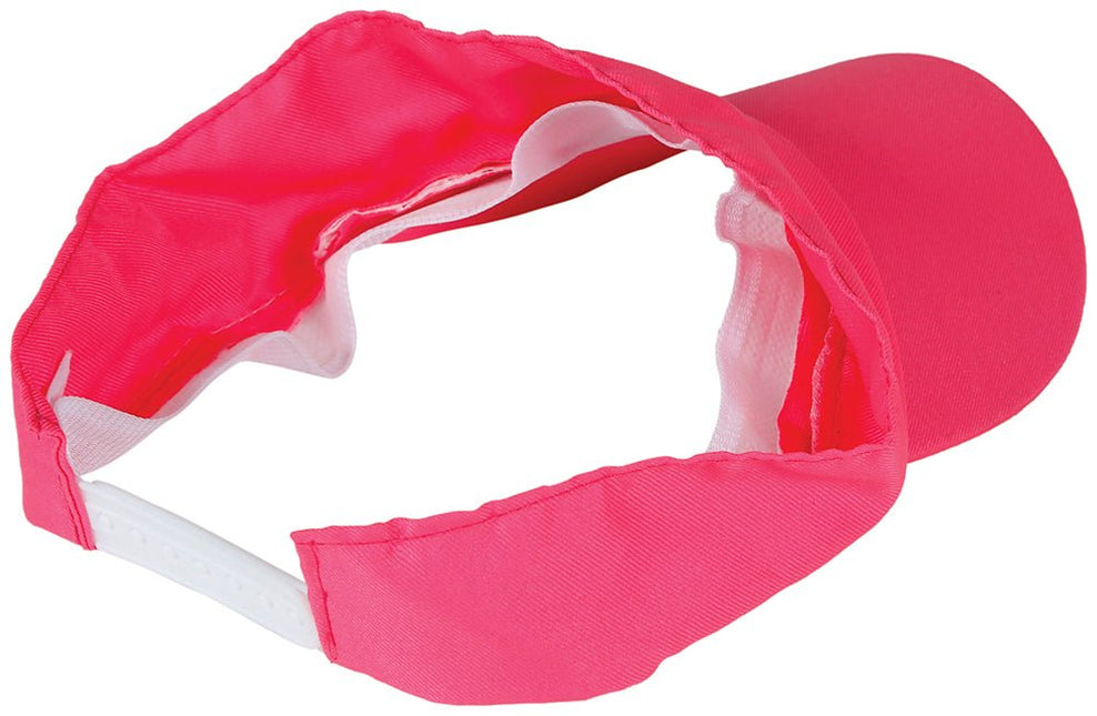 Neon Roze Zonneklep - Partywinkel - 8434077138137