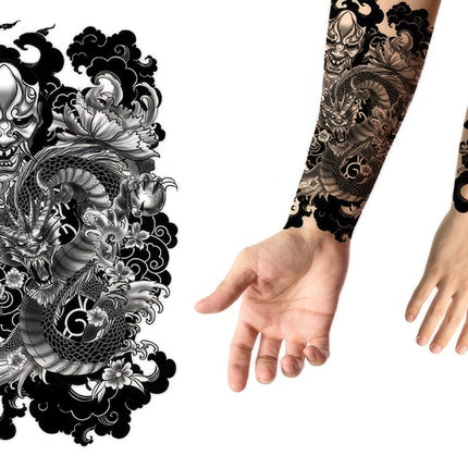 Nep Tattoo Draak 30cm van Fiestas Guirca koop je bij Partywinkel