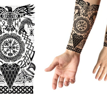 Nep Tattoo Viking 30cm van Fiestas Guirca koop je bij Partywinkel