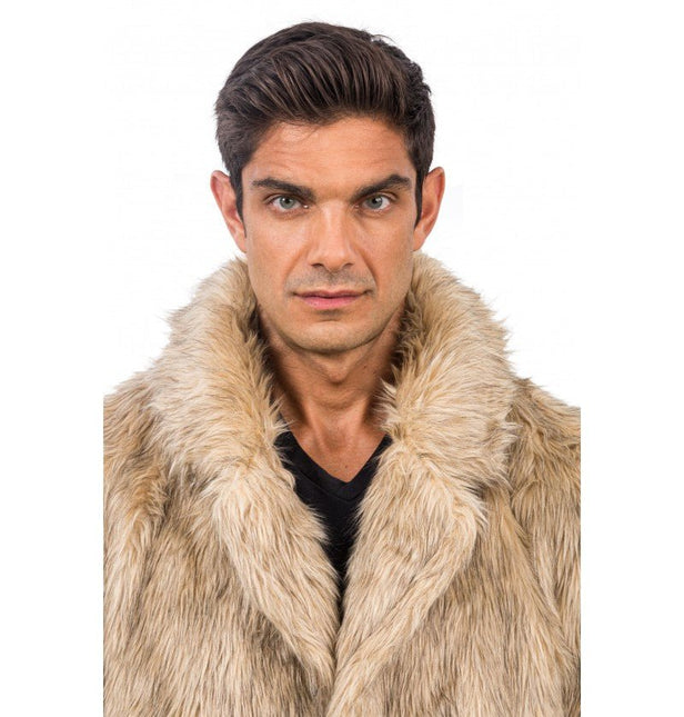 Nepbontjas – Natuurlijk – Unisex van CHAKS koop je bij Partywinkel