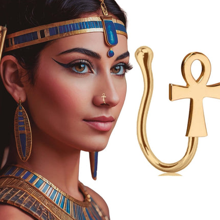 Neppe Neuspiercing Goud van Fiestas Guirca koop je bij Partywinkel