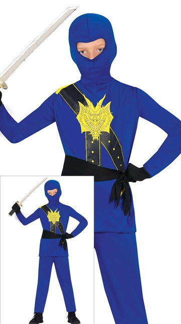 Ninja Kostuum Blauw Jongen van Fiestas Guirca koop je bij Partywinkel