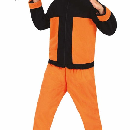 Ninja Kostuum Jongen Oranje Zwart van Fiestas Guirca koop je bij Partywinkel