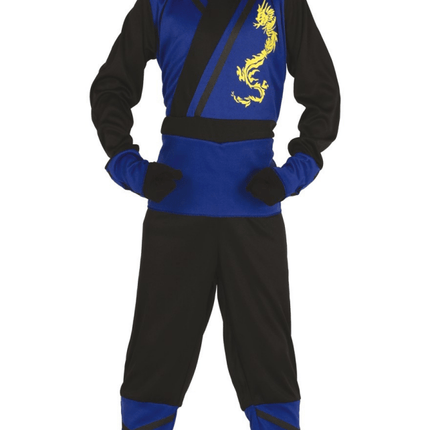 Ninja Pak Jumpsuit Kind Blauw van Fiestas Guirca koop je bij Partywinkel
