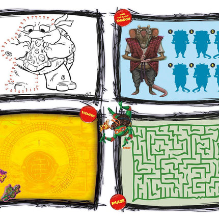 Ninja Turtle Stickers 7st - Partywinkel - 8714274961500