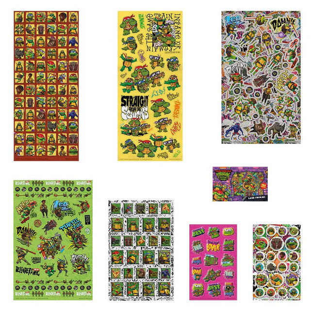 Ninja Turtle Stickers 7st - Partywinkel - 8714274961500