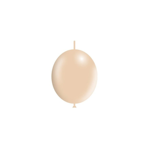 Nude Knoopballonnen 15cm 100st van Balloonia koop je bij Partywinkel