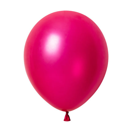 Globos de perlas fucsias de 30 cm, 50 unidades