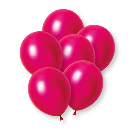 Globos de perlas fucsias de 30 cm, 50 unidades