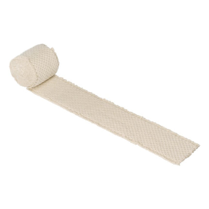 CINTA DE ALGODÓN AUTÉNTICO COLOR HUESO 10 CM X 3 M