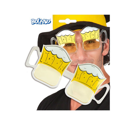 Oktoberfest Bierbril Geel van Boland koop je bij Partywinkel