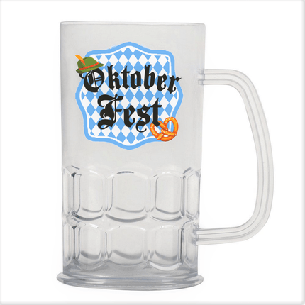 Oktoberfest Bierpul Plastic 400ml van Partychimp koop je bij Partywinkel