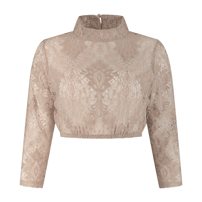 Oktoberfest Blouse Bruin Dames van Haus Huberts koop je bij Partywinkel