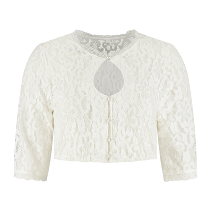 Oktoberfest Blouse Ivoorkleur Dames van Haus Huberts koop je bij Partywinkel