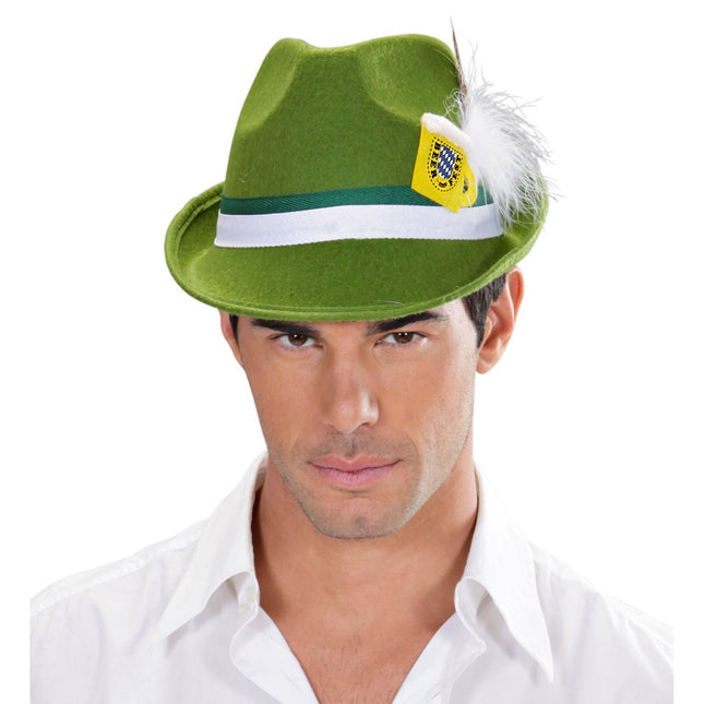 Oktoberfest Hoed Tiroler Groen van Widmann koop je bij Partywinkel