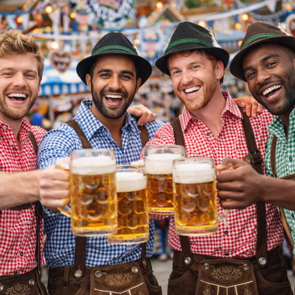 Oktoberfest Hoed Zwart van Partychimp koop je bij Partywinkel