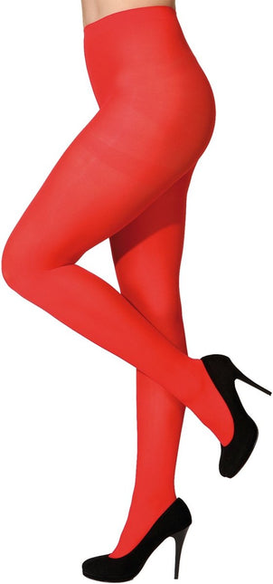 Ondoorzichtige Maillot – Rood Volwassen van Orlob koop je bij Partywinkel