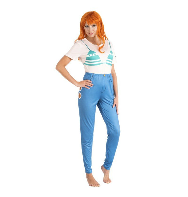 One Piece Nami Manga Kostuum Dames - Partywinkel - 3661652169988