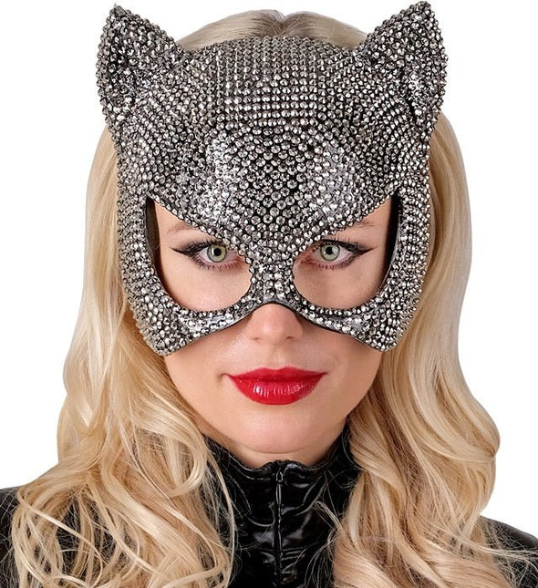 Oogmasker Kat Strass van Widmann koop je bij Partywinkel