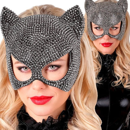 Oogmasker Kat Strass van Widmann koop je bij Partywinkel