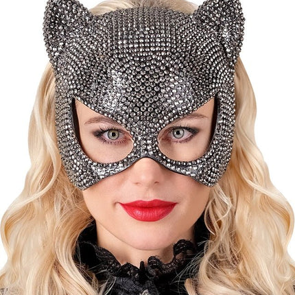 Oogmasker Kat Strass van Widmann koop je bij Partywinkel