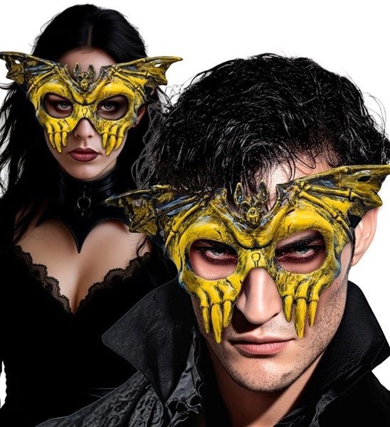 OOGMASKER SCHEDEL VLEERMUIS - HARD PLASTIC van Widmann koop je bij Partywinkel