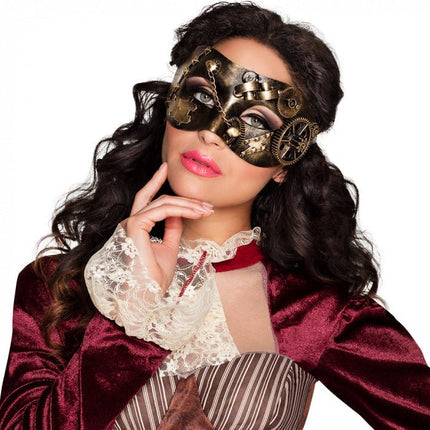 Oogmasker Steampunk van Boland koop je bij Partywinkel
