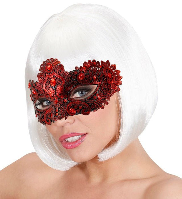 Oogmasker Theater Rood van Widmann koop je bij Partywinkel