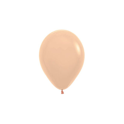 Oranje Ballonnen Pastel Mat 12cm 50st van Sempertex koop je bij Partywinkel