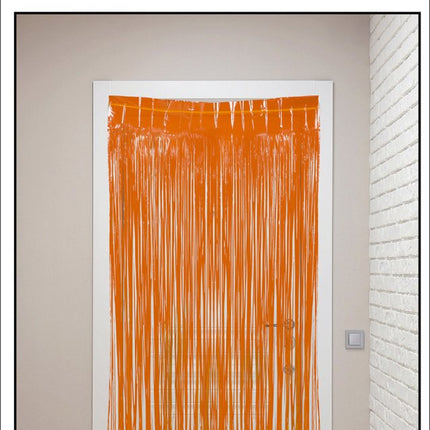 Oranje Deurgordijn 2m van Fiestas Guirca koop je bij Partywinkel